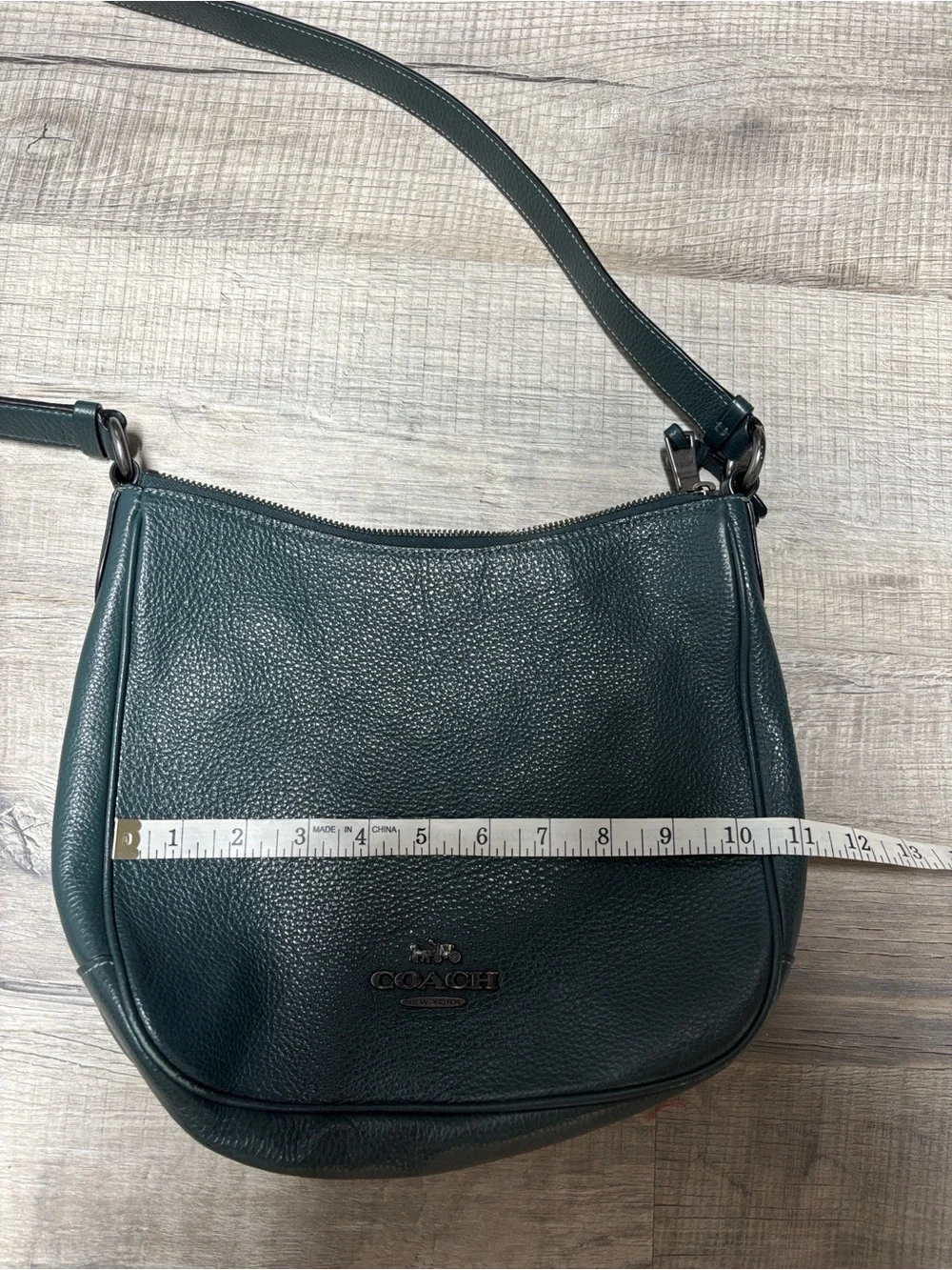 Coach pebble leather